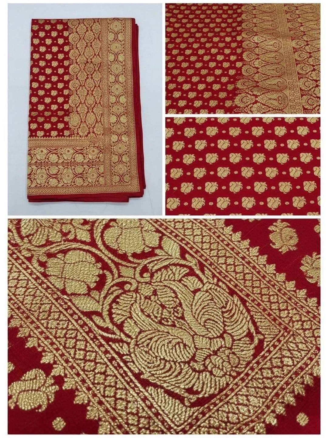 AYATSILK Woven Design Zari Satin Saree thumbnail 3