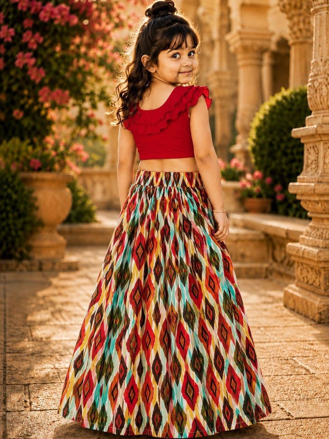 Sangria Girls Ready to Wear Lehenga & thumbnail 2