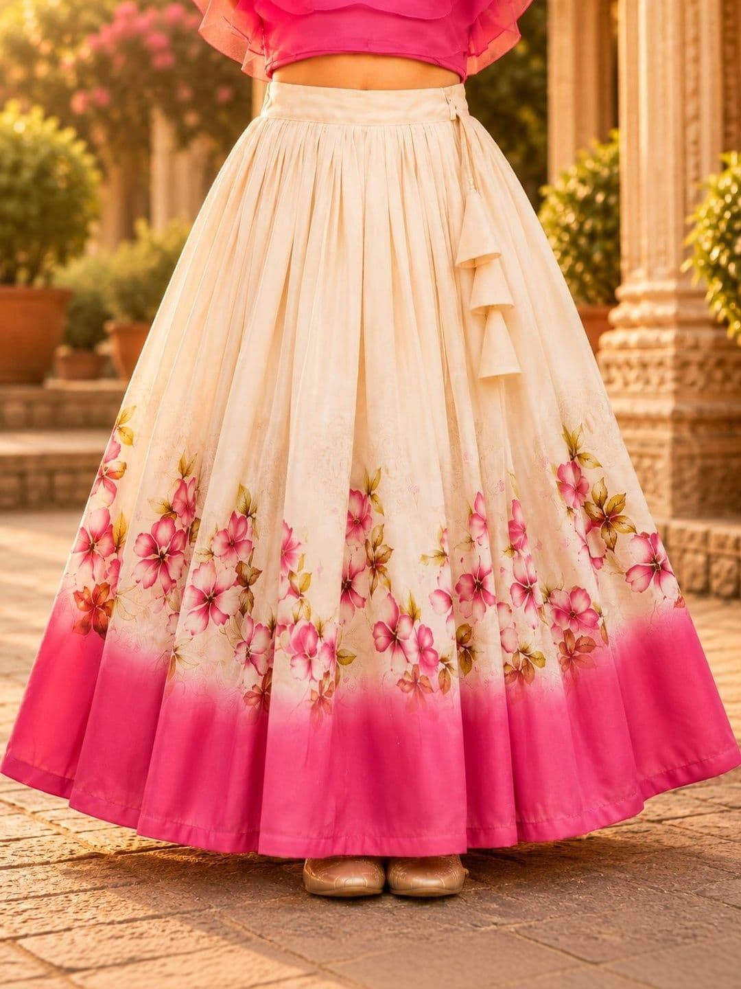 Sangria Girls Ready to Wear Lehenga & thumbnail 3