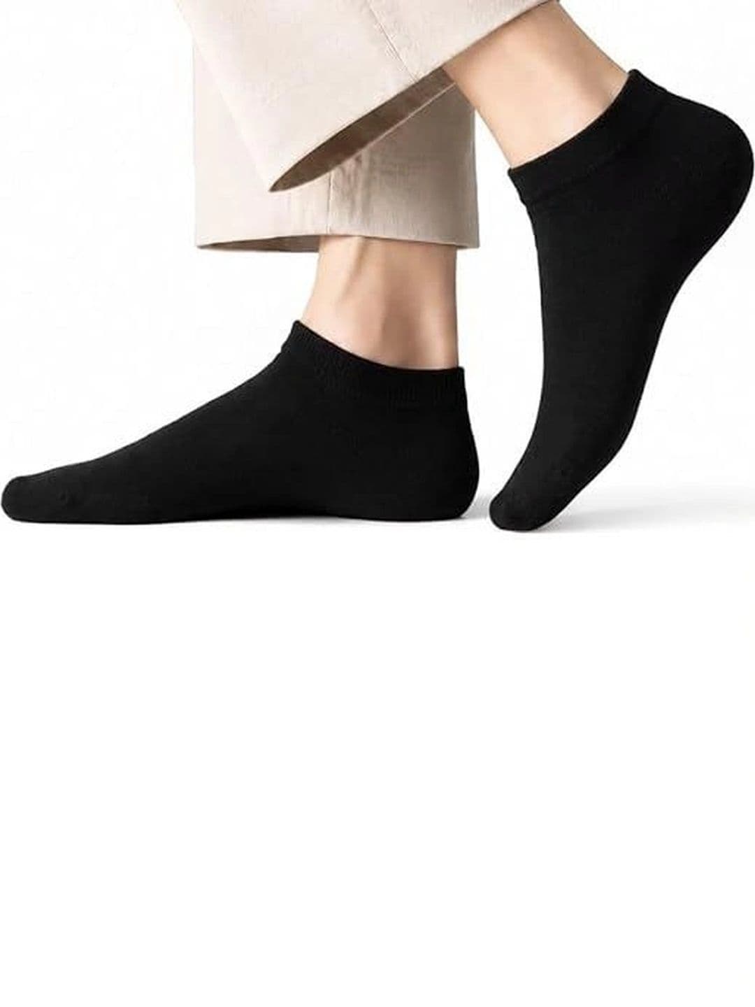 SOSHRE Unisex Pack of 6 Cotton Ankle Length Socks thumbnail 3