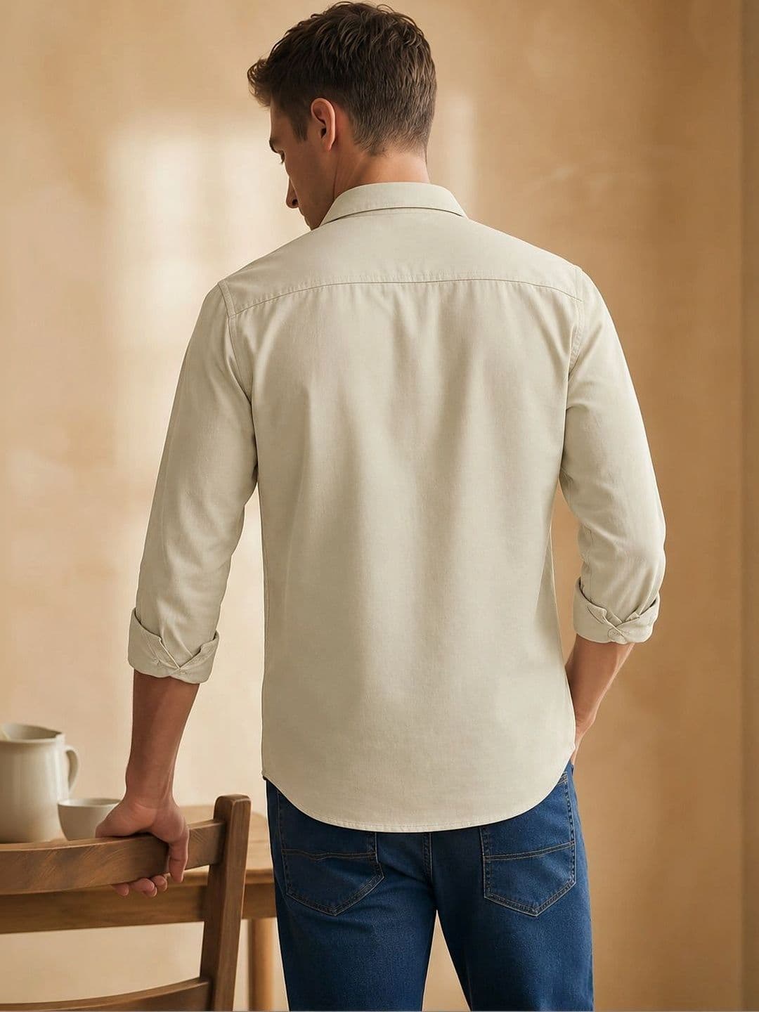 THE SHIRT CODE Men Comfort Casual Shirt thumbnail 5