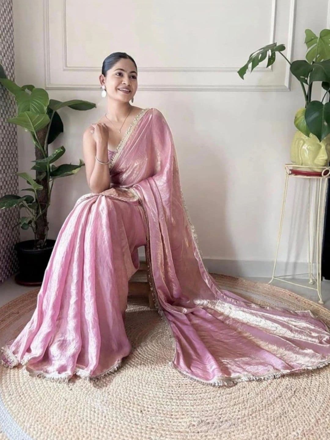 RAJHANS ENTERPRISE Satin Saree thumbnail 3