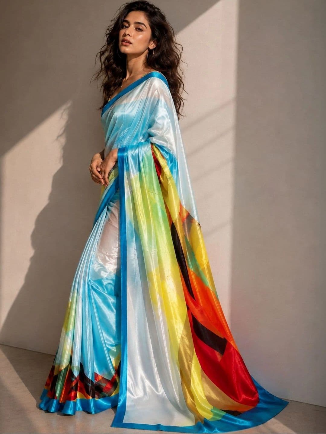 Jihana Fab Satin Mysore Silk Saree thumbnail 3
