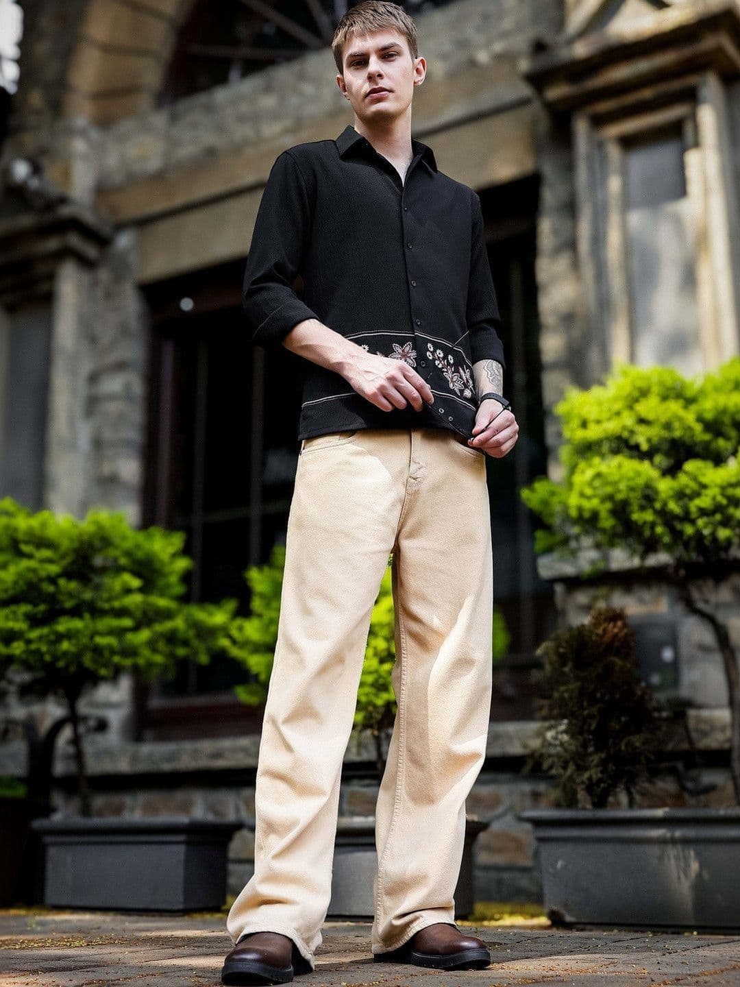 Eszett Men Floral Casual Shirt thumbnail 7
