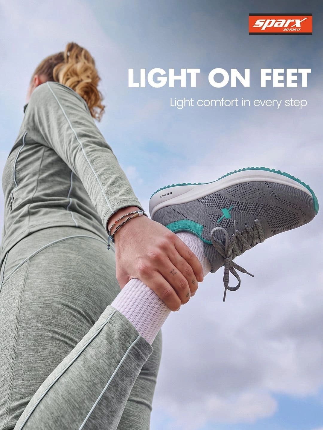 Sparx Women Lightweight Lace-Up Walking Shoes thumbnail 3