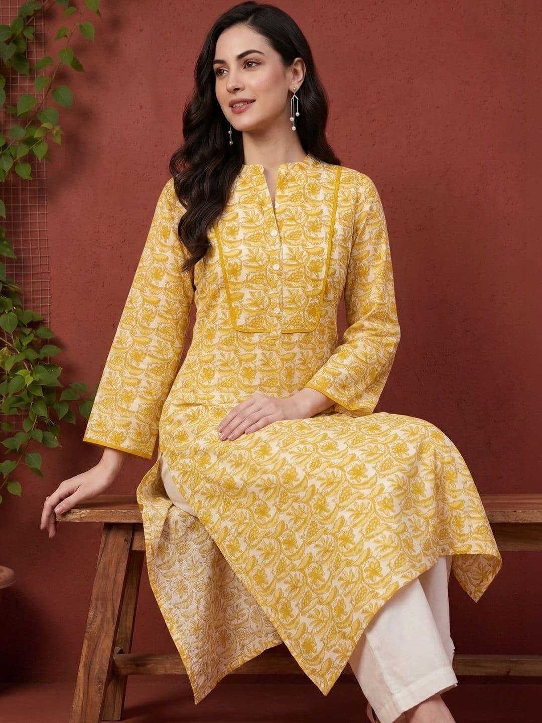 Anouk Women Ethnic Motifs Printed Kurta thumbnail 2