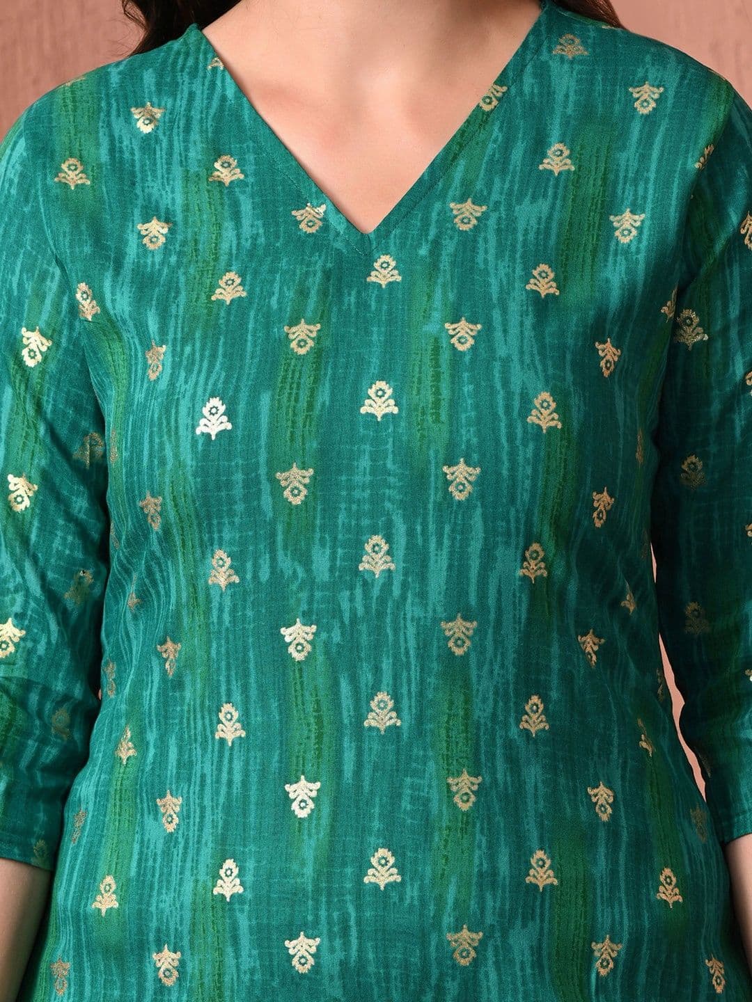 Sangria Women Ethnic Motifs Printed Kurta thumbnail 5