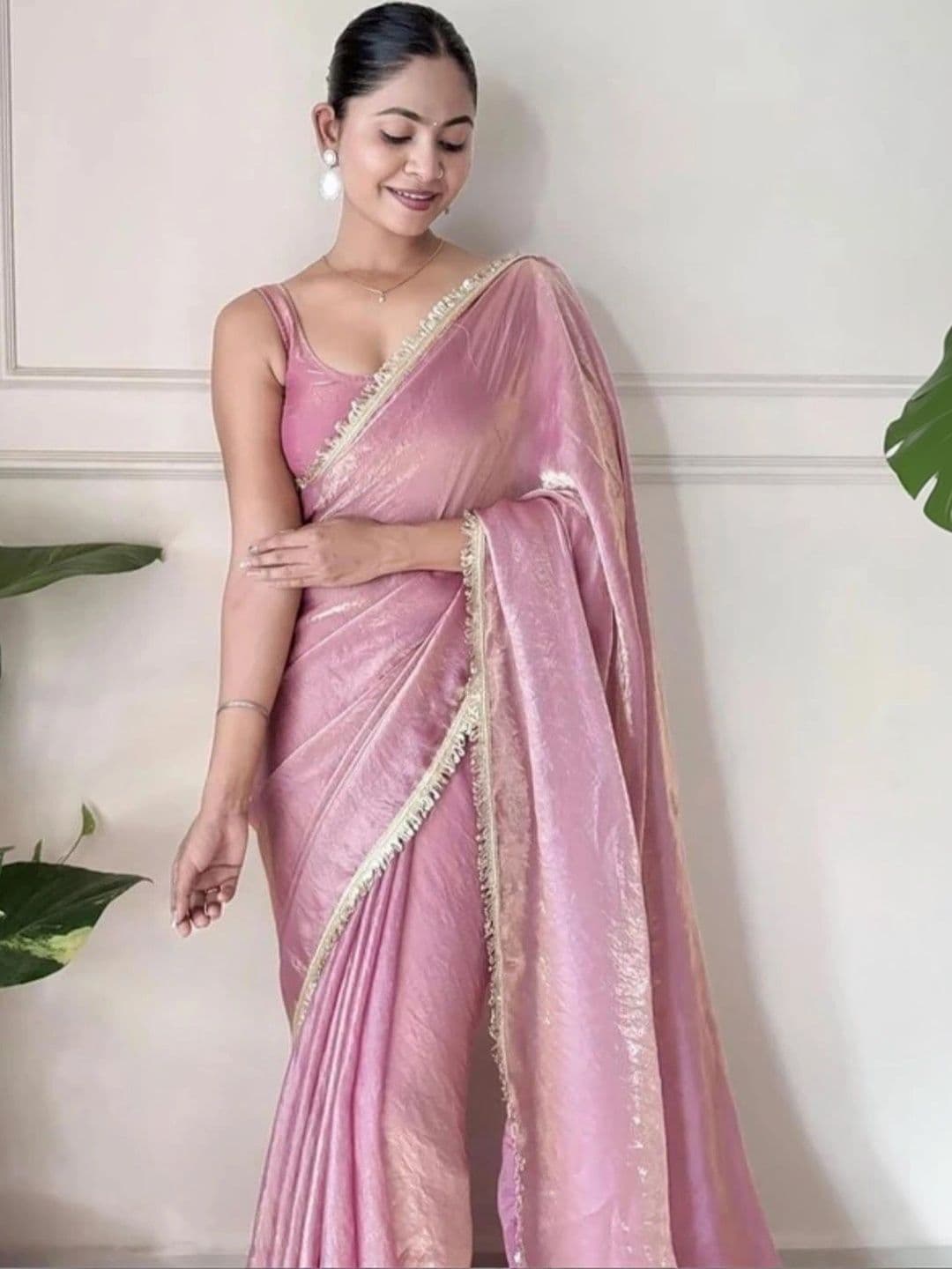 RAJHANS ENTERPRISE Satin Saree thumbnail 5