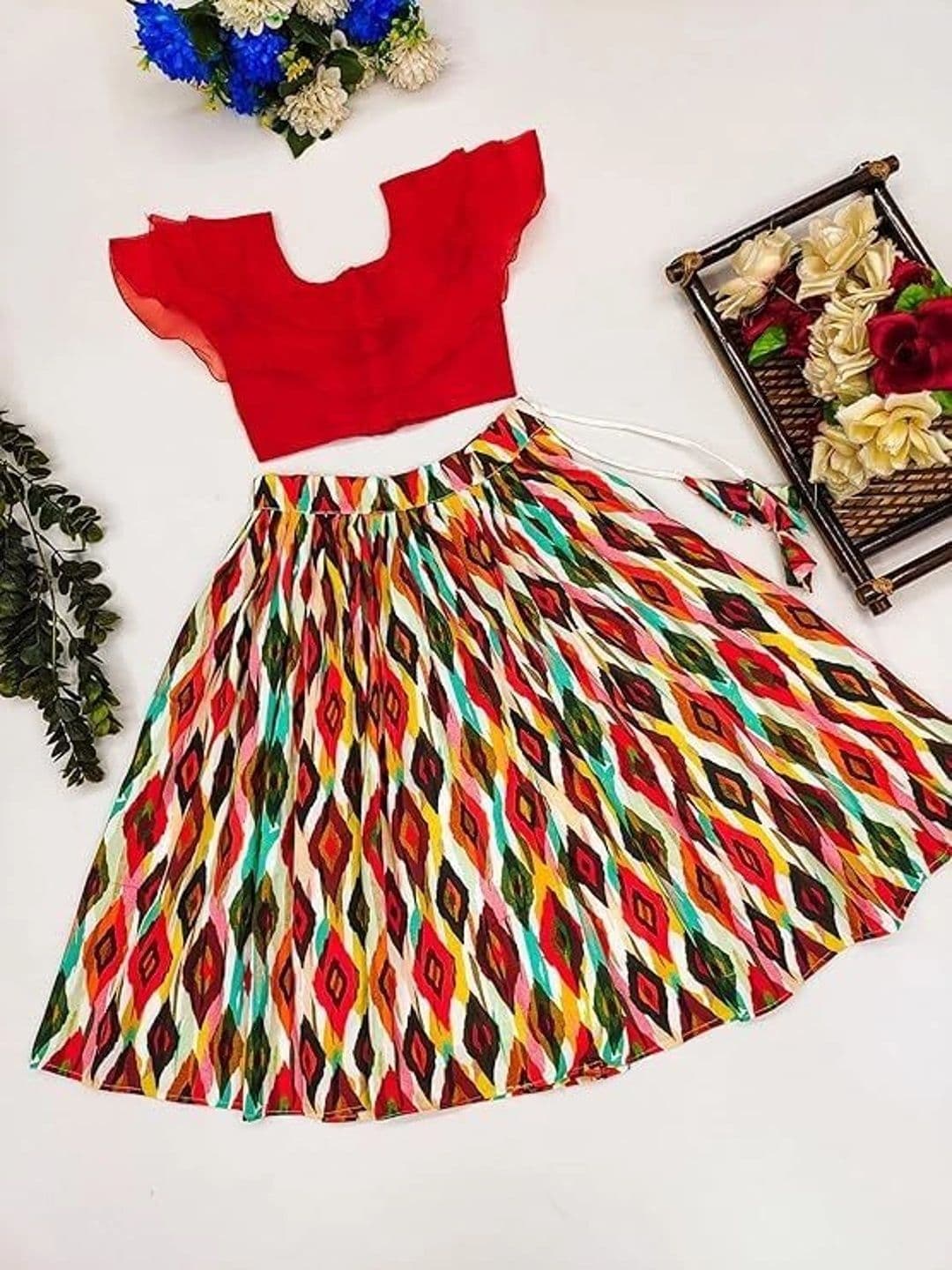 Sangria Girls Ready to Wear Lehenga & thumbnail 3