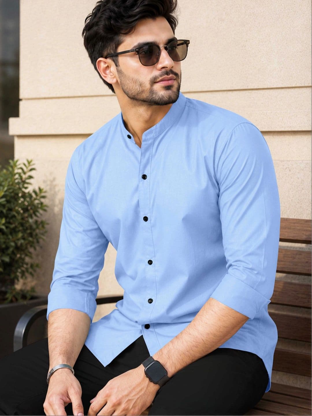 VeBNoR Men Solid Standard Fit Casual Shirt thumbnail 6