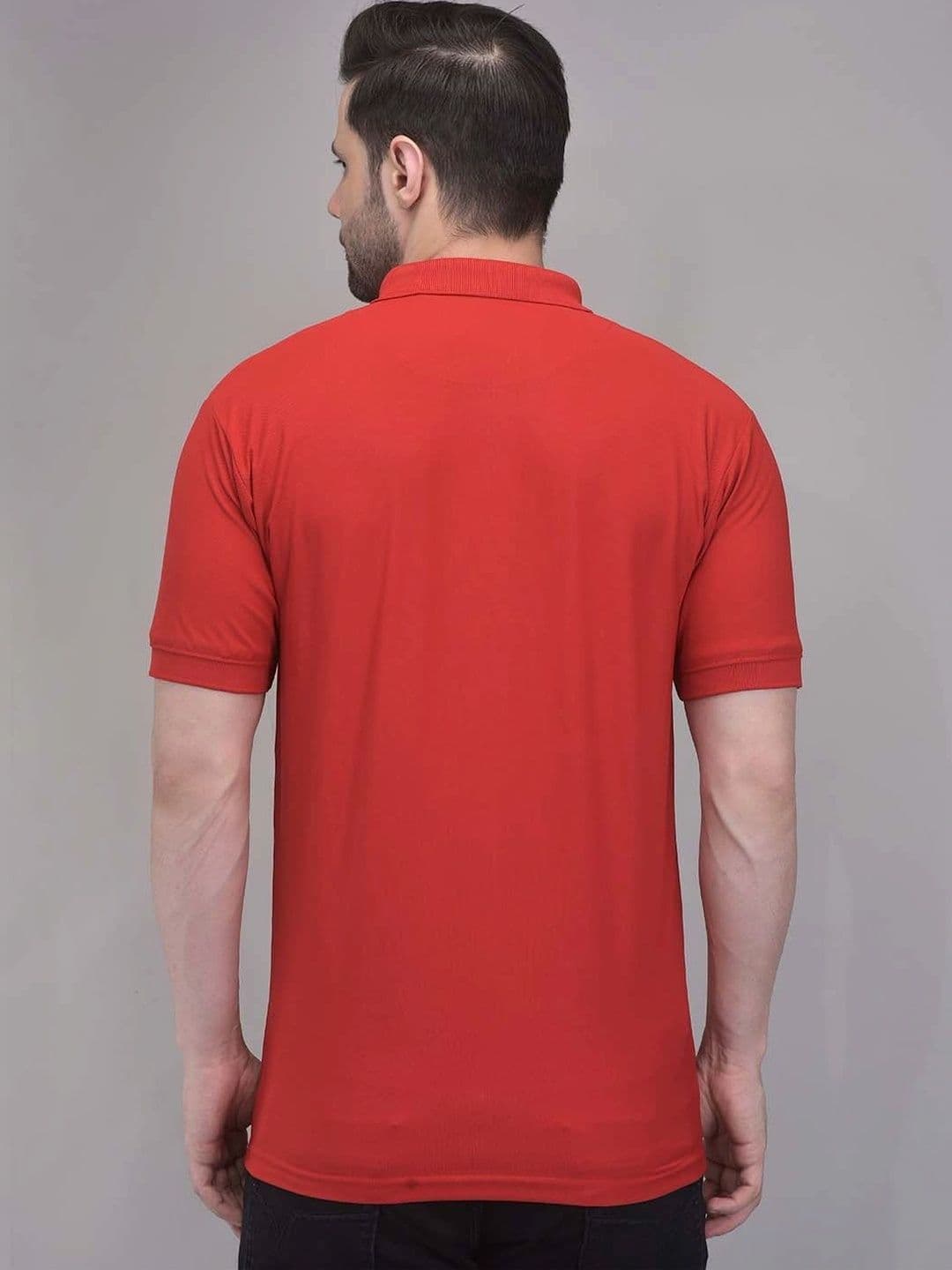 LUXEMODA Men Printed Polo Collar T-shirt thumbnail 6