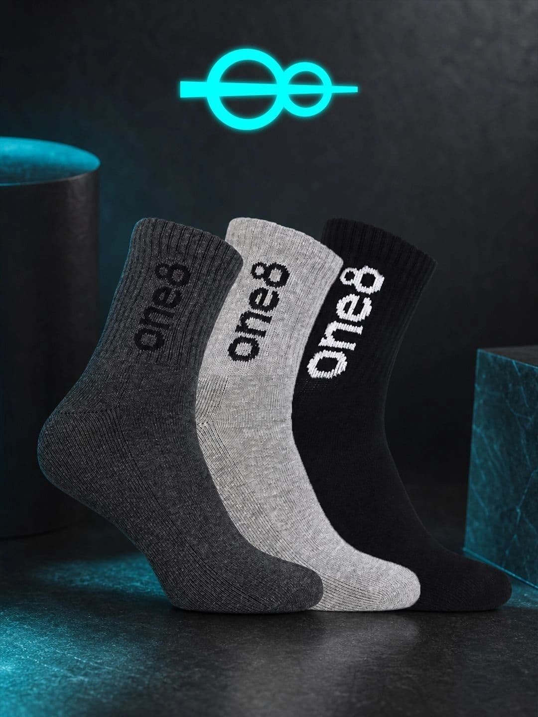 One8 Men Cotton Above Ankle Socks - view 1