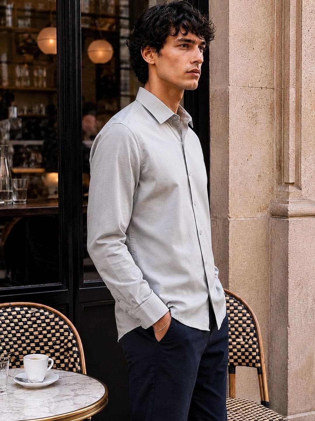 THE SHIRT CODE Men Comfort Casual Shirt thumbnail 2