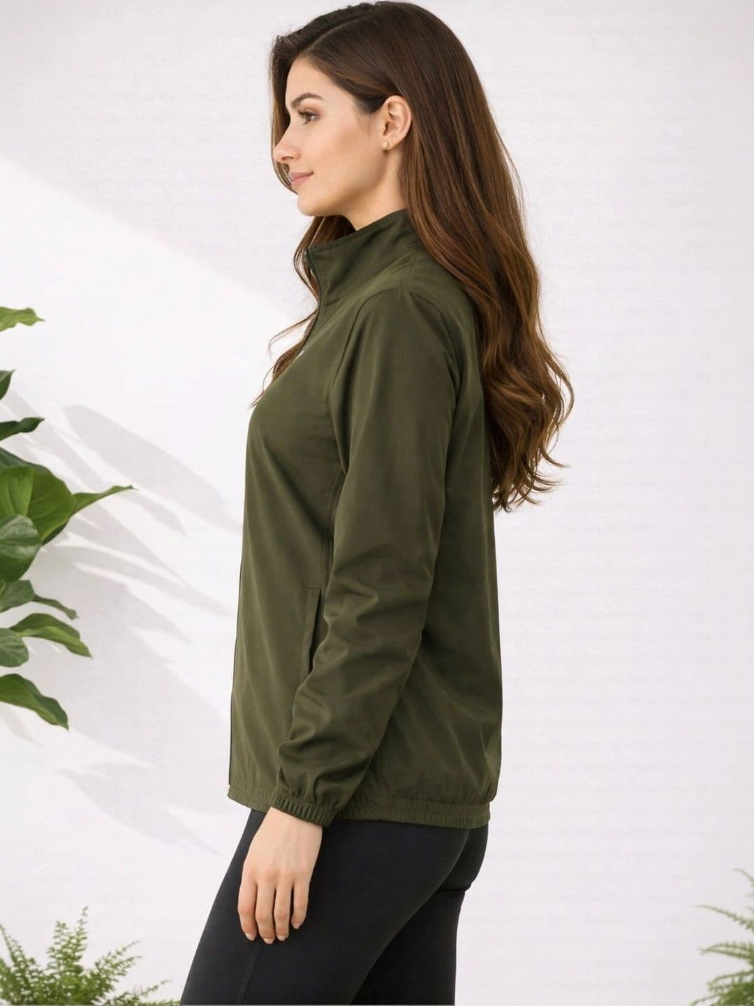 JKT Women Lightweight Training or Gym Open Front Jacket thumbnail 4