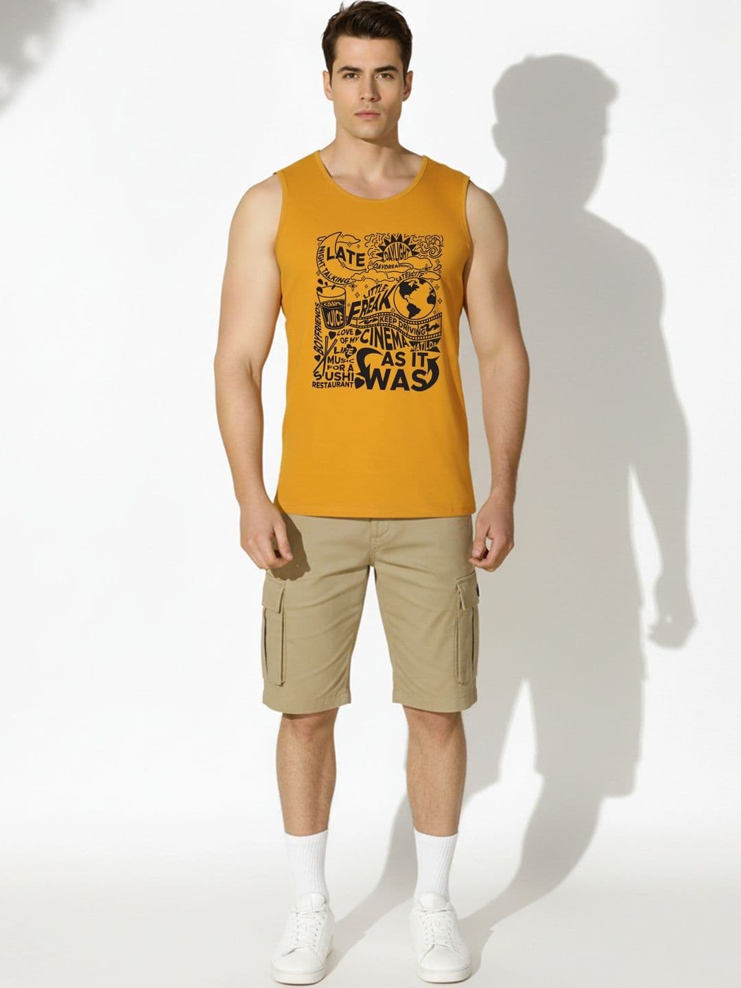 SKY HARBOAR Men Typography 2 Printed T-shirt thumbnail 3