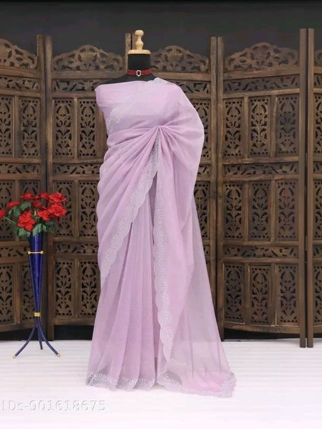RENBRIZA Net Saree - view 1