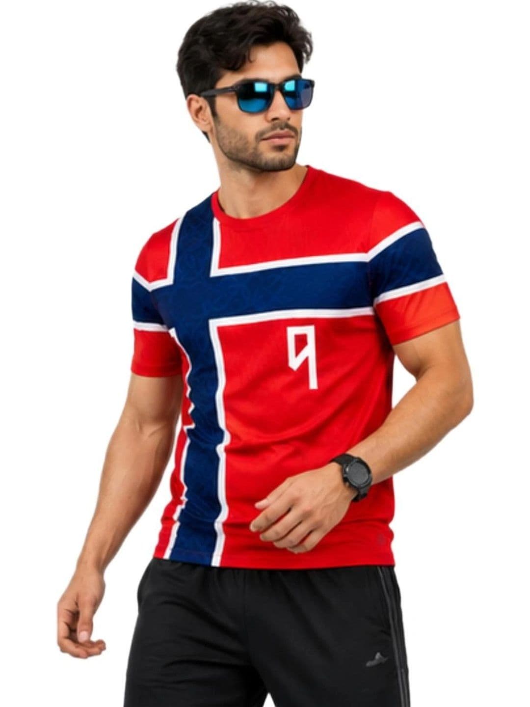 teky Men Colourblocked T-shirt - view 1