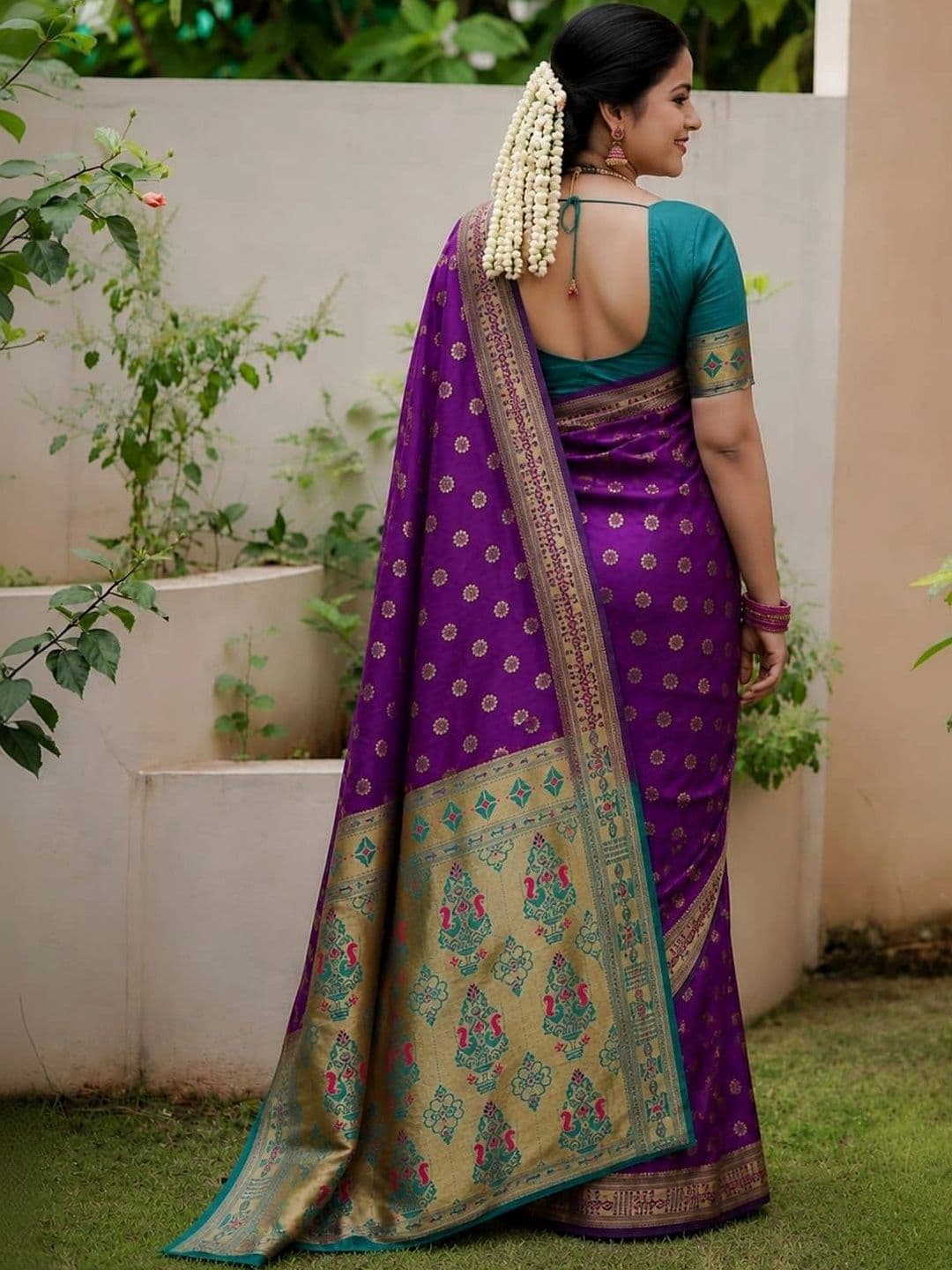 Moda Rapido Woven Design Zari Art Silk Designer Banarasi Saree thumbnail 2