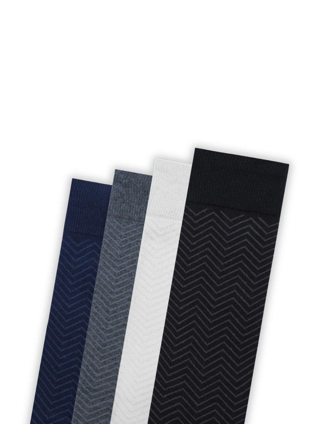 SocksXpress Formal Striped Men Crew Socks Pack of 4 thumbnail 6