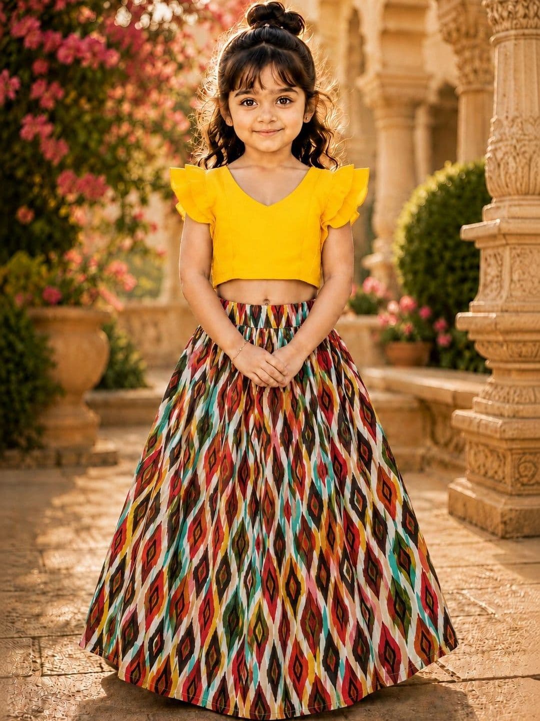 Sangria Girls Ready to Wear Lehenga & - view 1