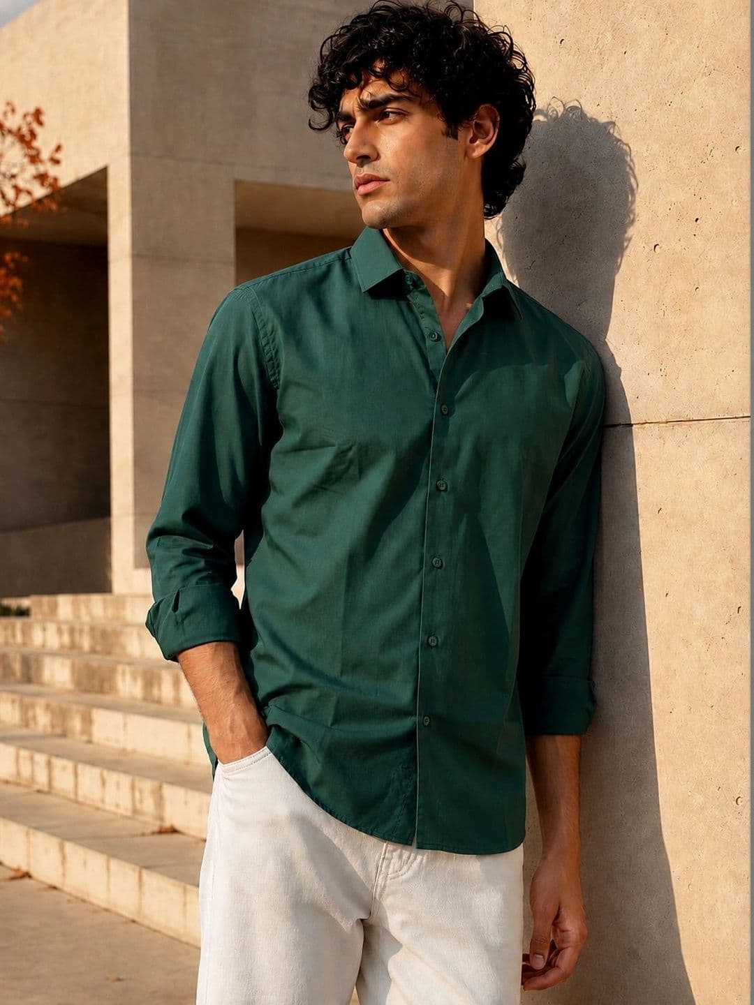 THE SHIRT CODE Men Comfort Casual Shirt thumbnail 5