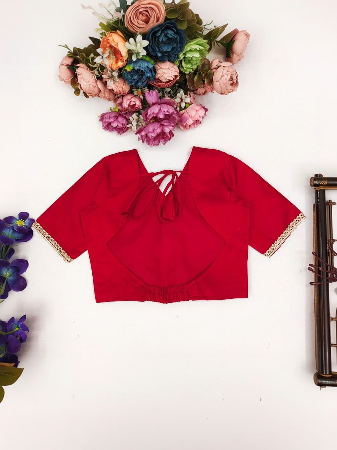 Sangria Girls Embroidered Ready to Wear Lehenga & thumbnail 4