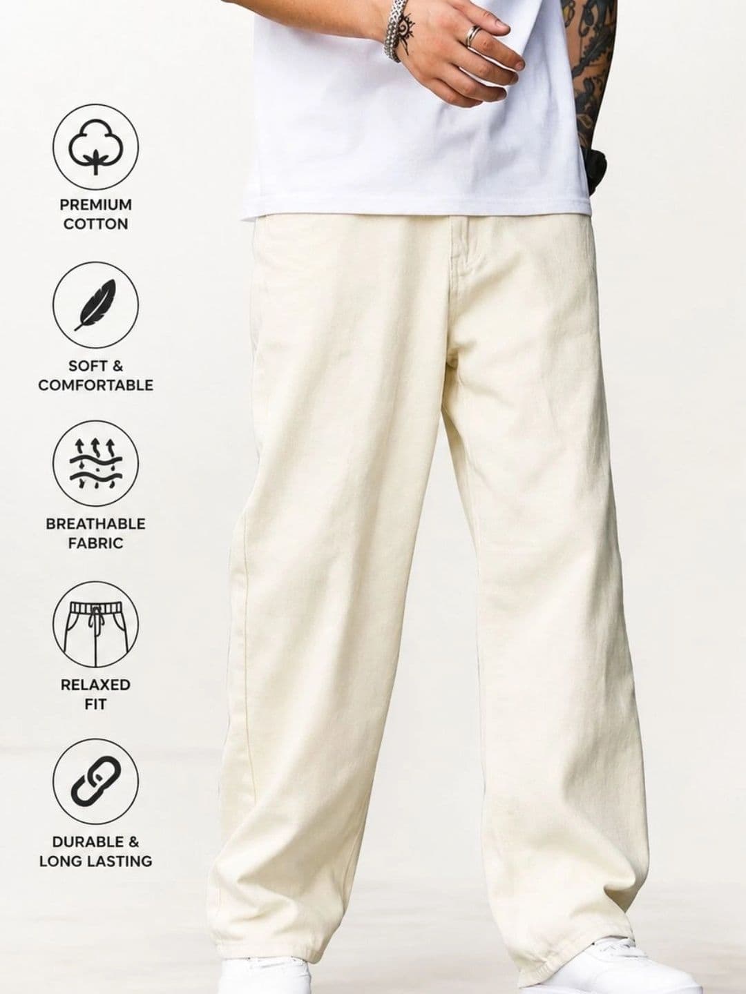 BREXX Men Jean Straight Fit Mid-Rise Stretchable Jeans thumbnail 2