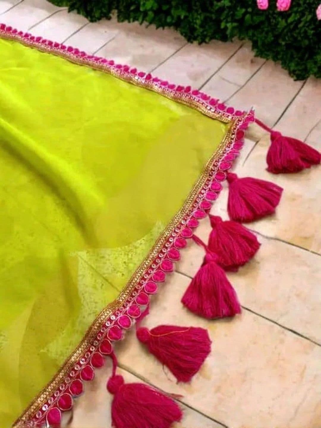RENBRIZA Poly Georgette Saree thumbnail 6