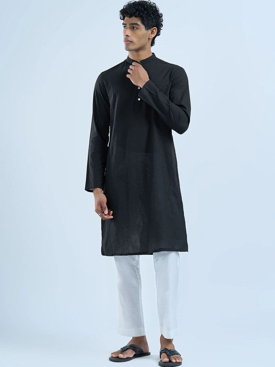 indus route by Pantaloons Men Kurta thumbnail 6