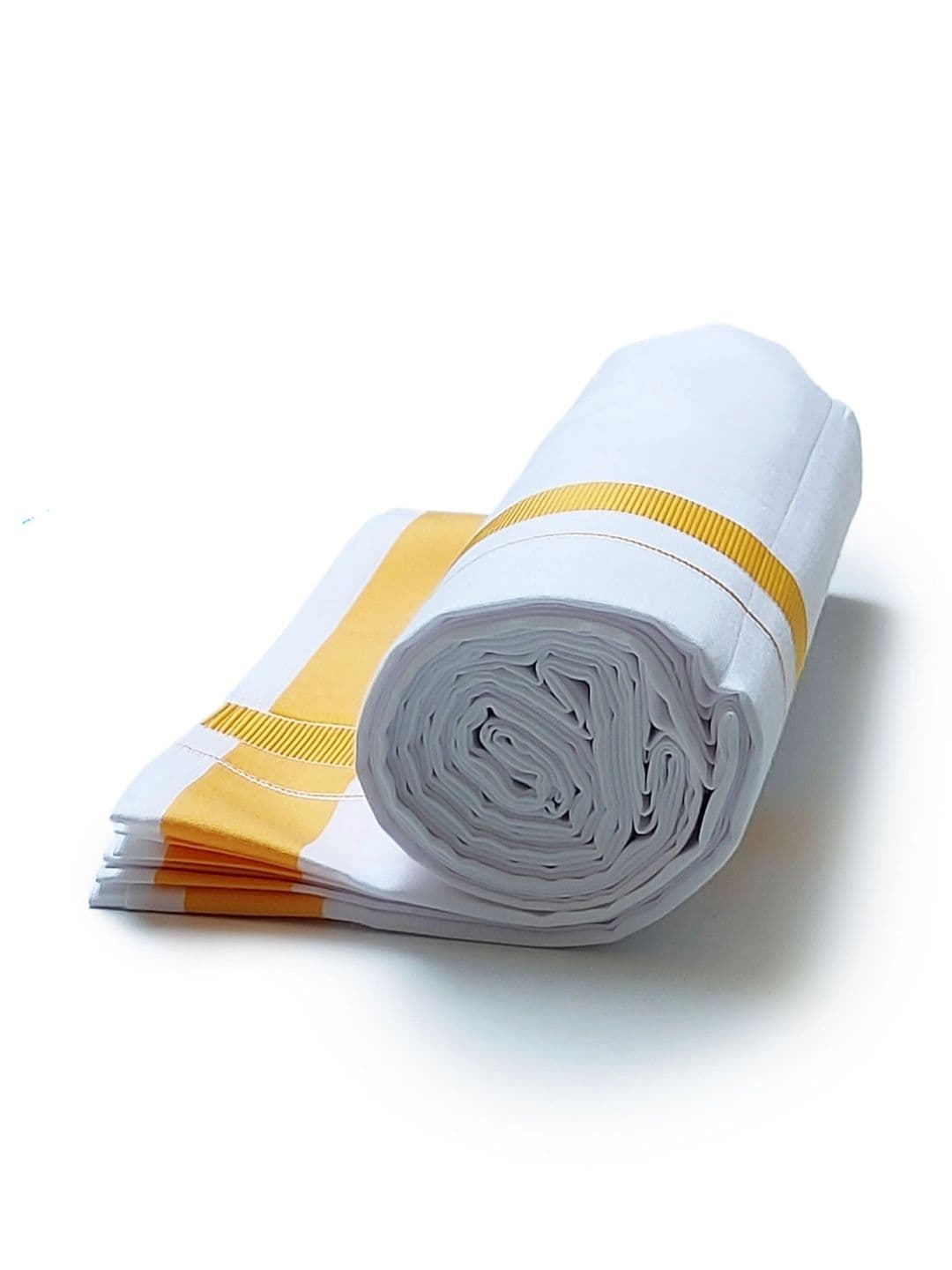 CHITHRA FABRICS Men Striped Cotton Dhoti Dhotis thumbnail 4