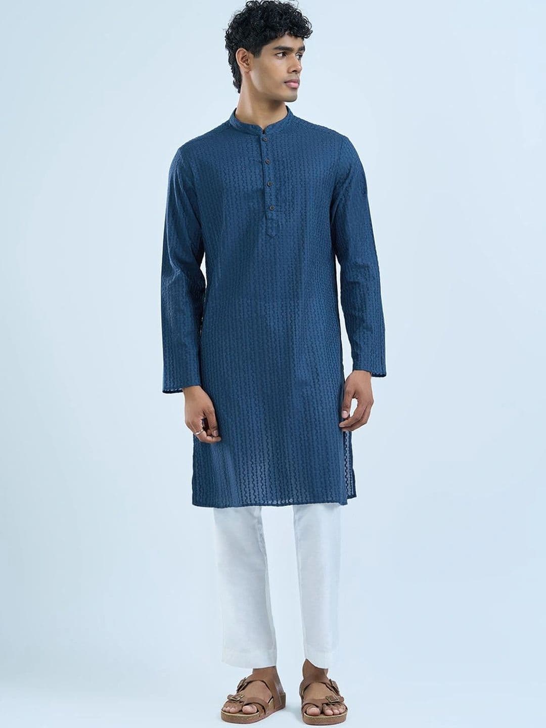 indus route by Pantaloons Men Kurta thumbnail 6