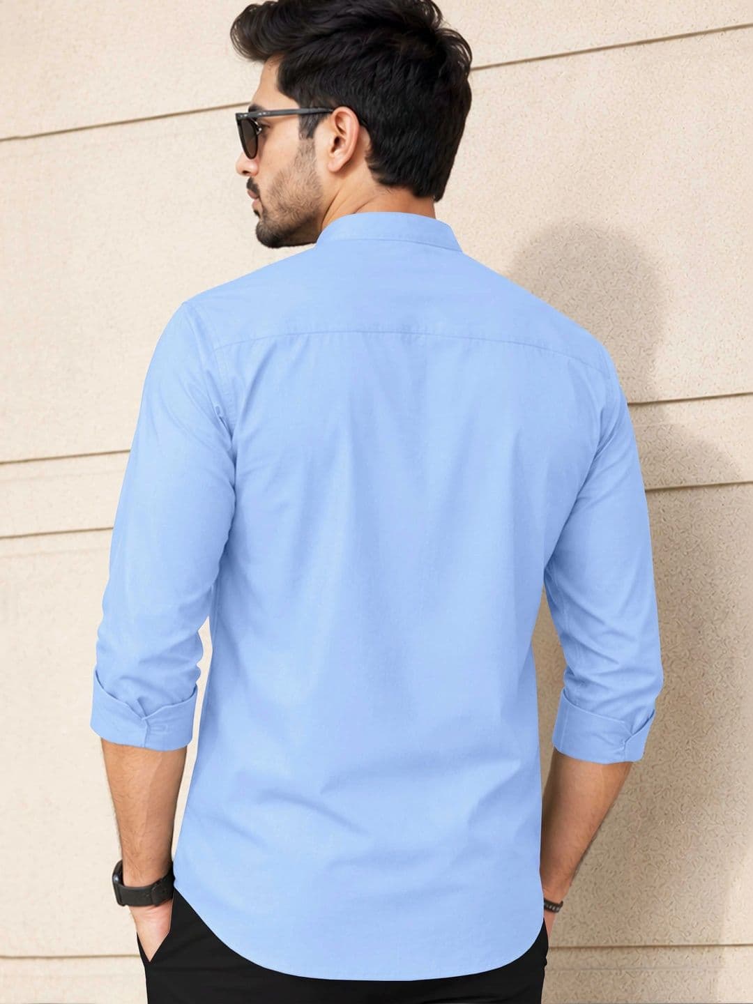 VeBNoR Men Solid Standard Fit Casual Shirt thumbnail 5