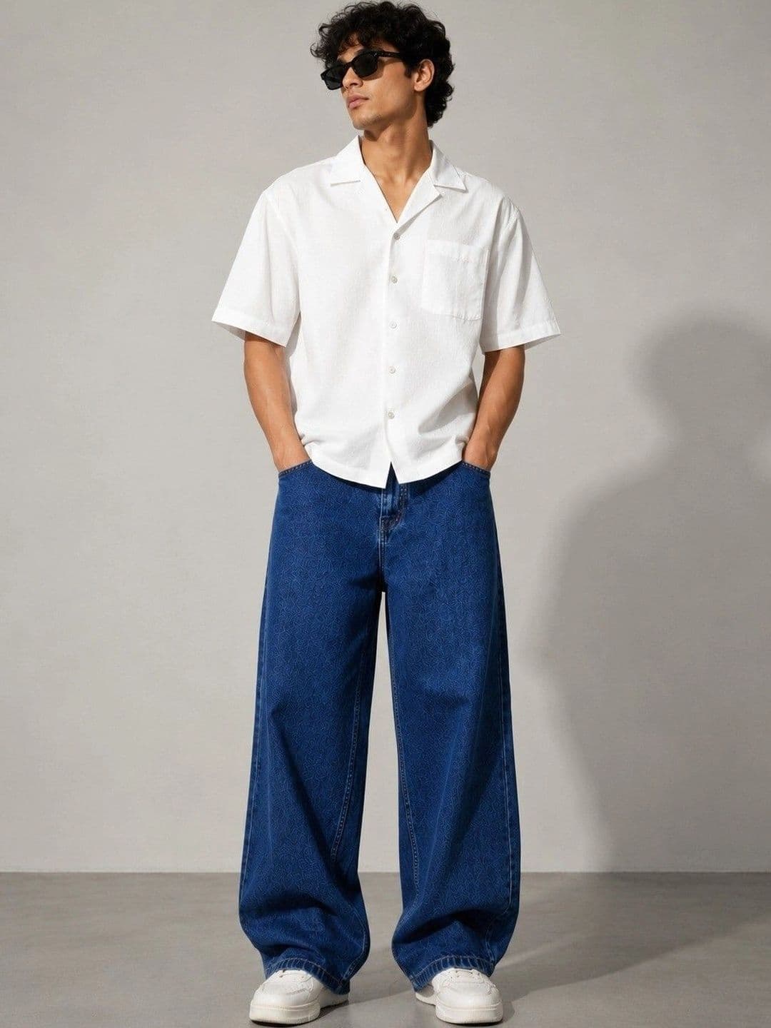 SiNk DENIMS Men Wide Leg Mid-Rise No Fade Jeans - view 1