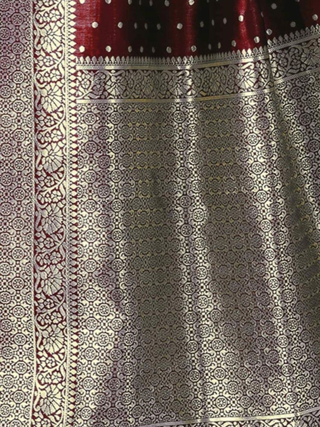 VS MALL Woven Design Zari Banarasi Saree thumbnail 6
