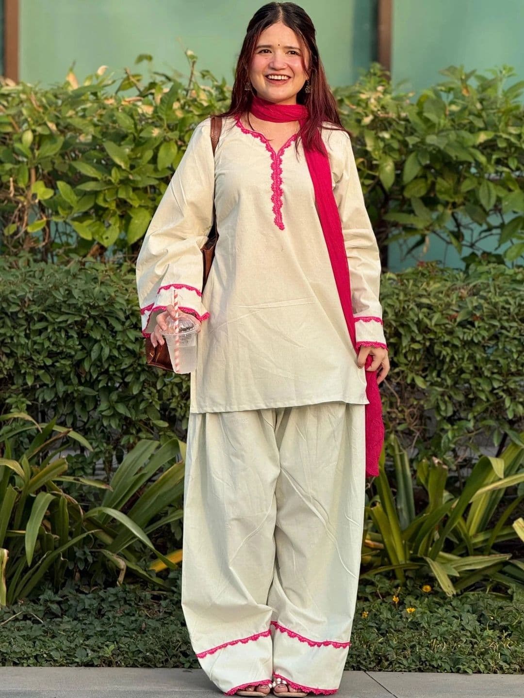 Siya Fashion Women Regular Thread Work Kurta with Patiala & With Dupatta - view 1