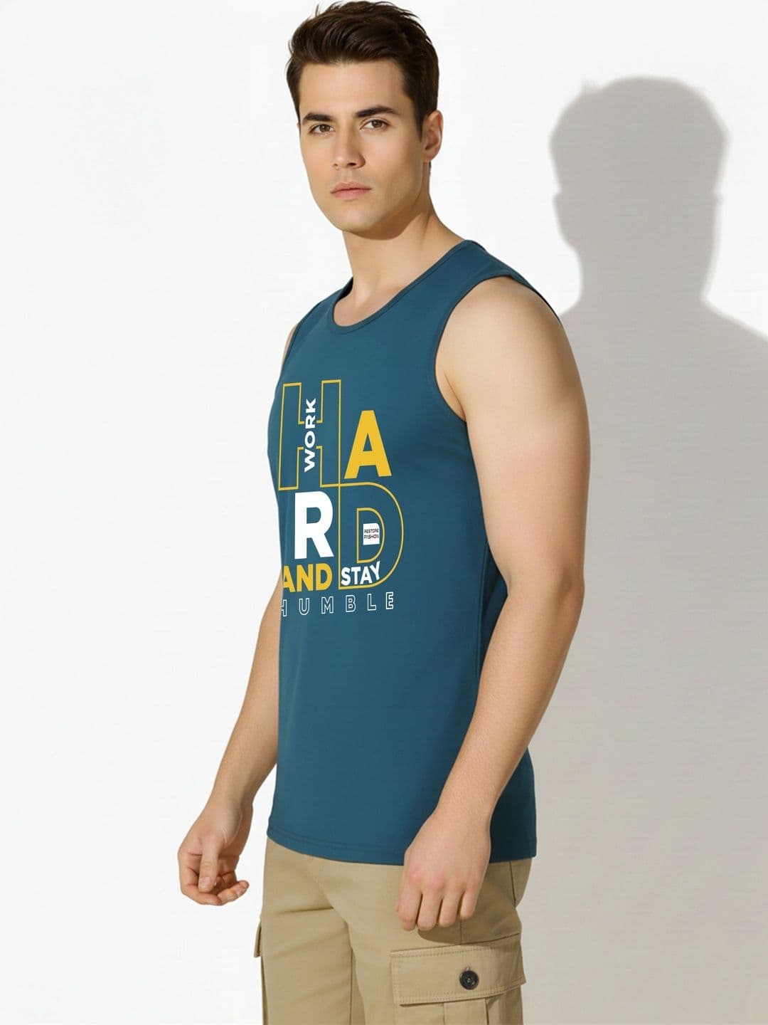 SKY HARBOAR Men Typography 2 Printed T-shirt thumbnail 3