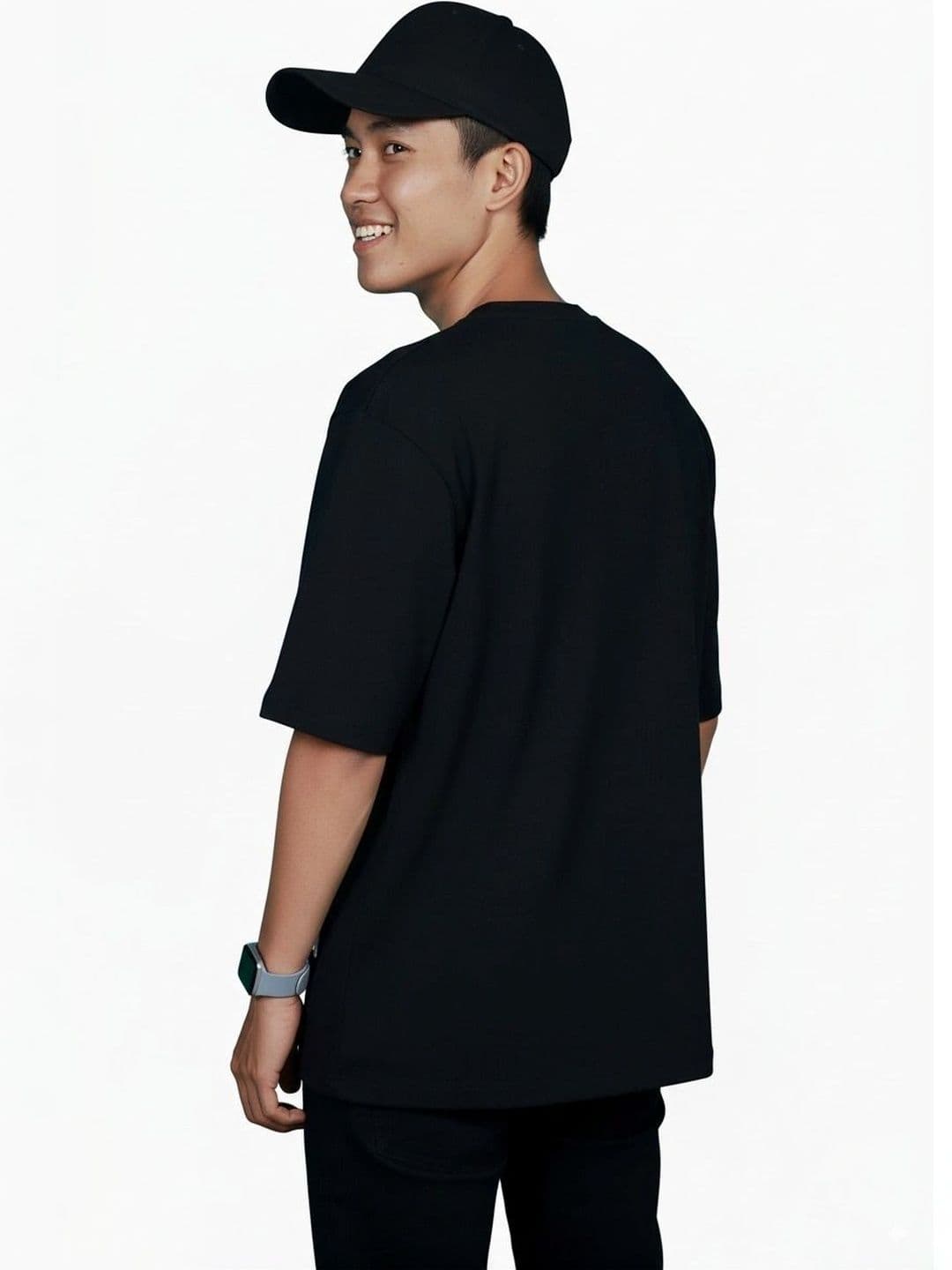 A2R FASHION Men Colourblocked Drop-Shoulder Sleeves Pockets T-shirt thumbnail 3