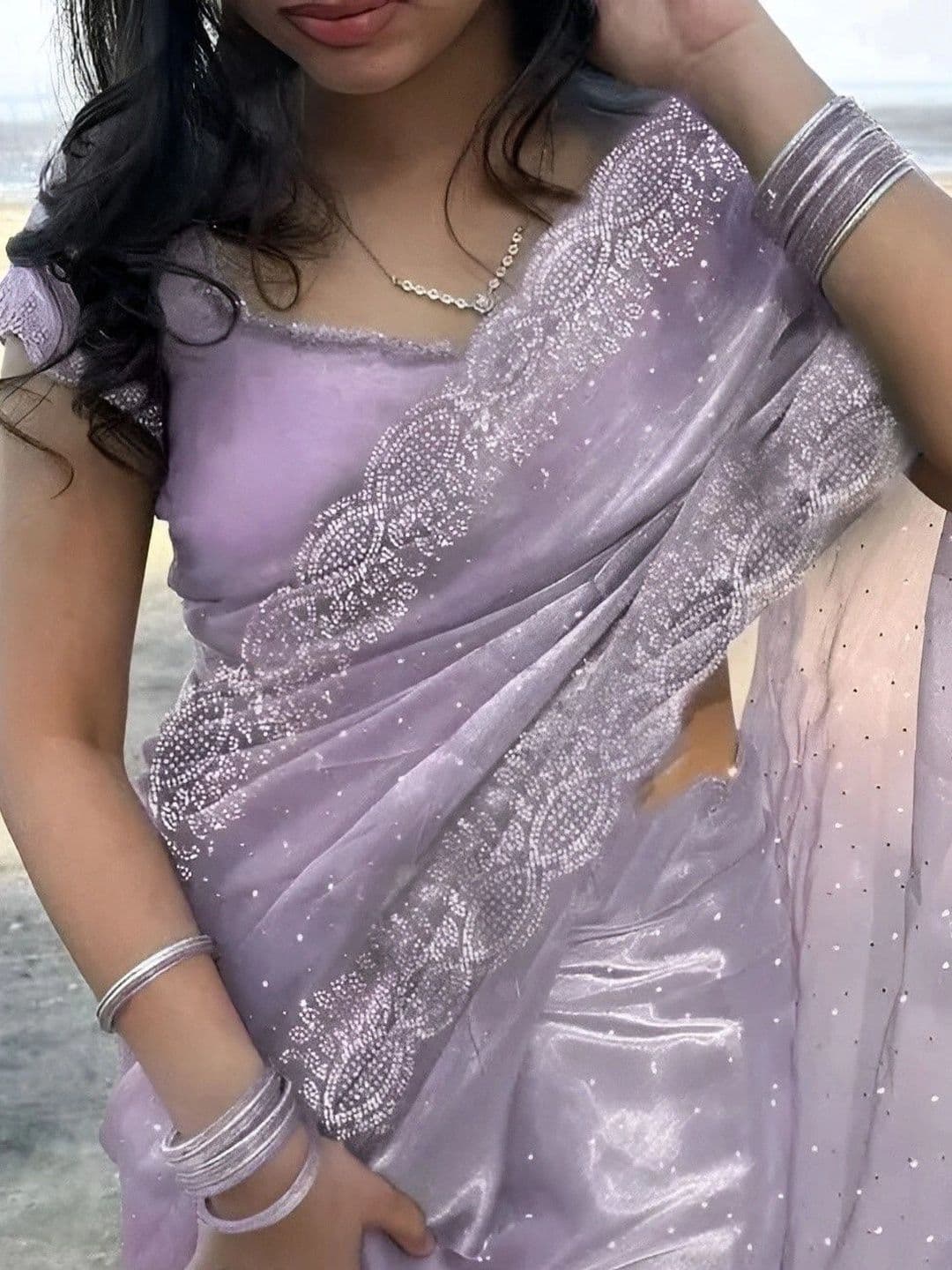 RENBRIZA Net Saree thumbnail 3