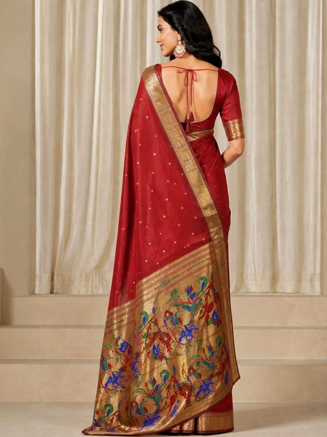 Moda Rapido Woven Design Zari Art Silk Designer Banarasi Saree thumbnail 4