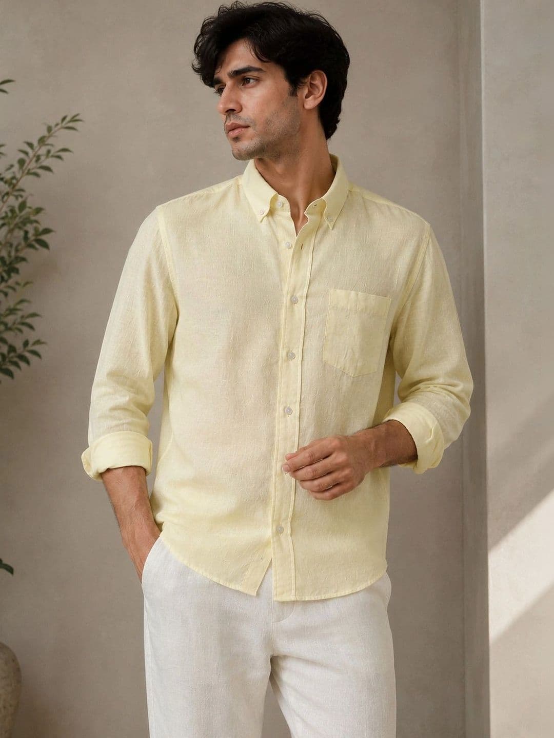 HERE&NOW Men Standard Slim Fit Casual Shirt - view 1