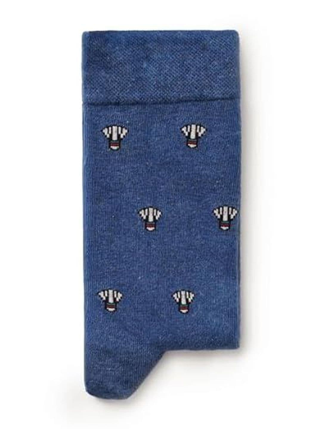 Activian Men Cotton Patterned Calf Length Socks thumbnail 6