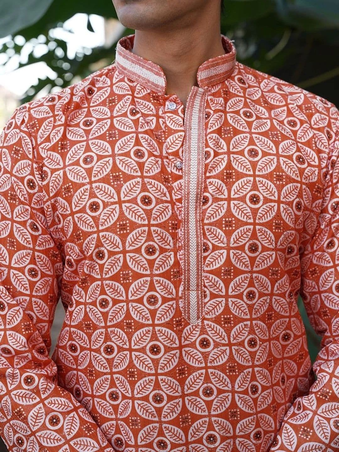 Anouk Men Ethnic Motifs Printed Kurta thumbnail 2