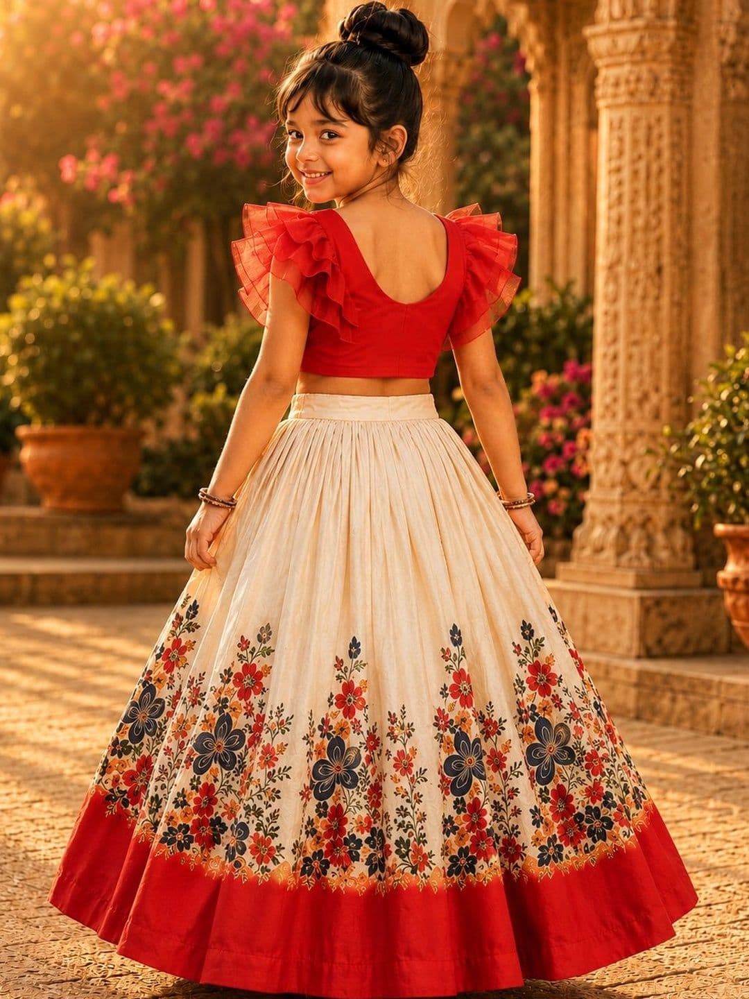 Sangria Girls Ready to Wear Lehenga & thumbnail 6