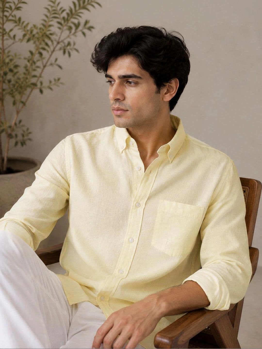 HERE&NOW Men Standard Slim Fit Casual Shirt thumbnail 4