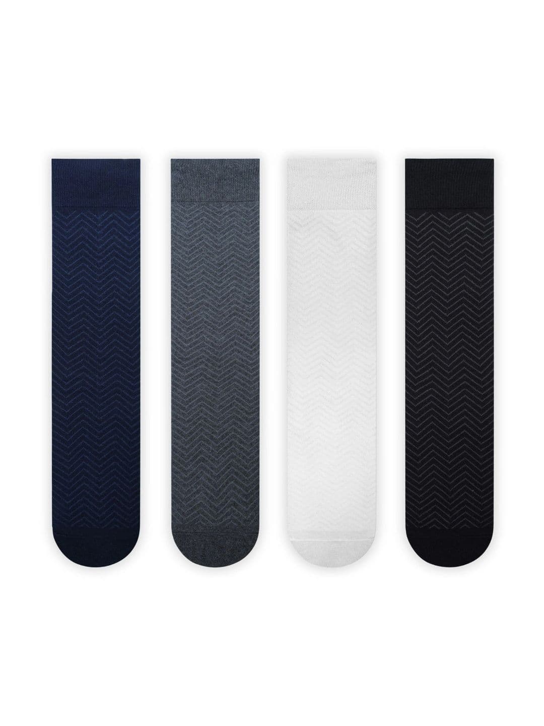 SocksXpress Formal Striped Men Crew Socks Pack of 4 thumbnail 7