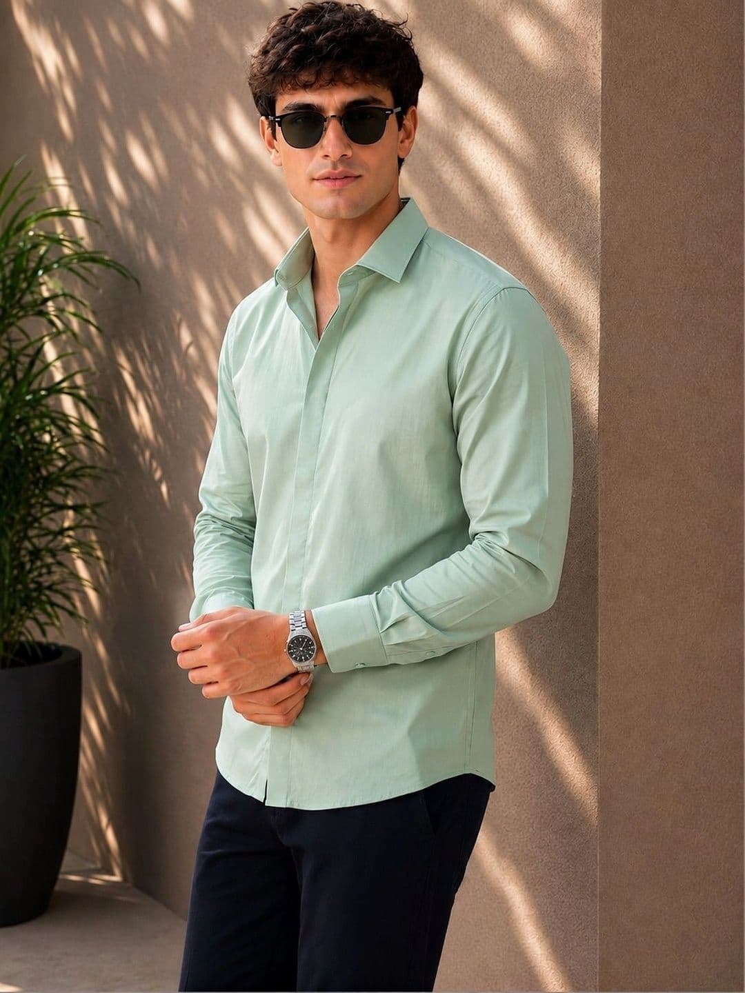 THE SHIRT CODE Men Comfort Casual Shirt thumbnail 4