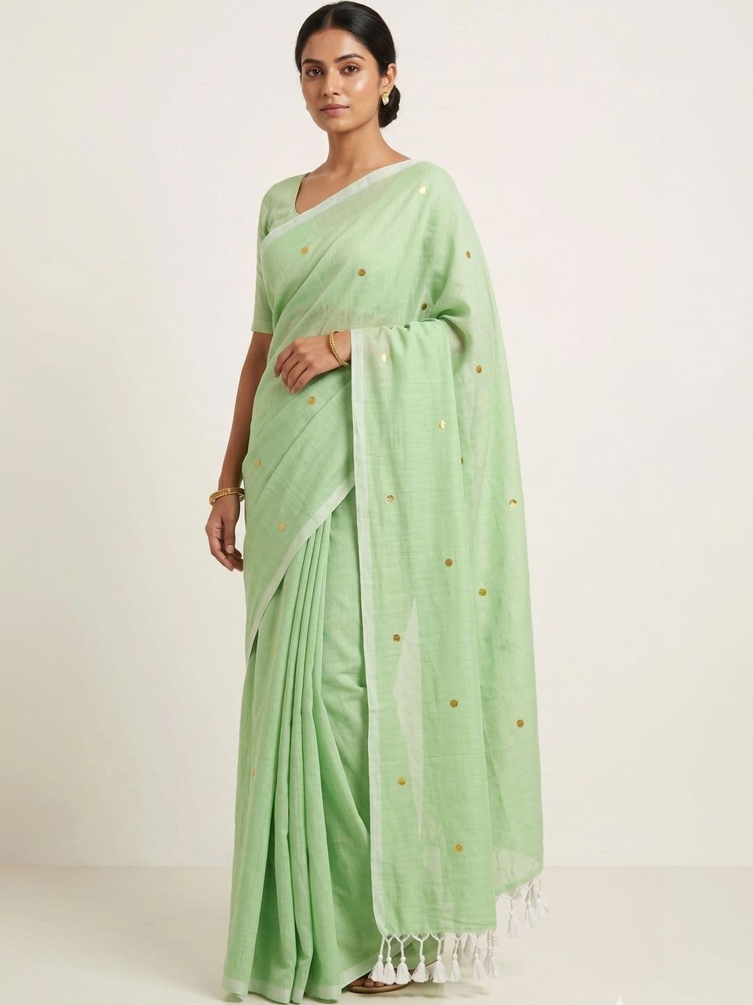 TANTSHREE Pure Cotton Saree - view 1