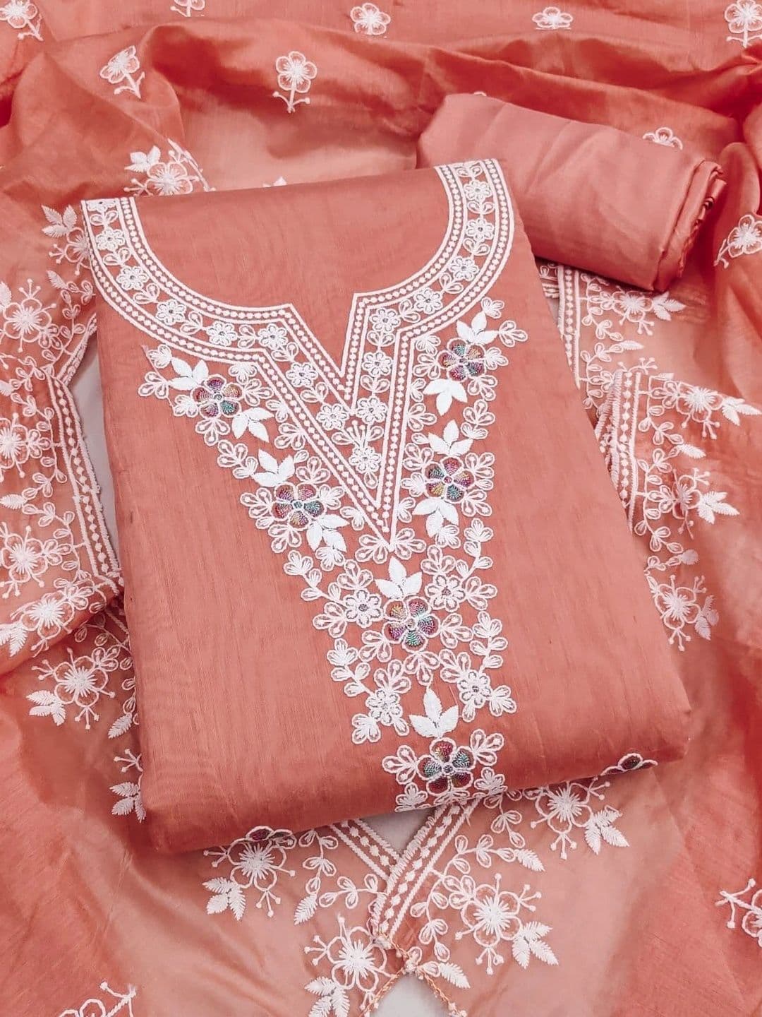 SYS Brand - Shop Your Style Embroidered Unstitched Dress Material - view 1
