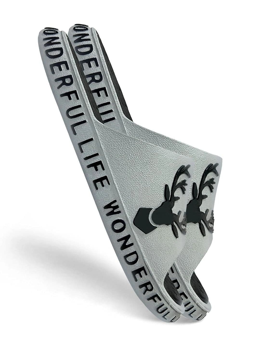 DECONDS Men Printed Sliders thumbnail 3