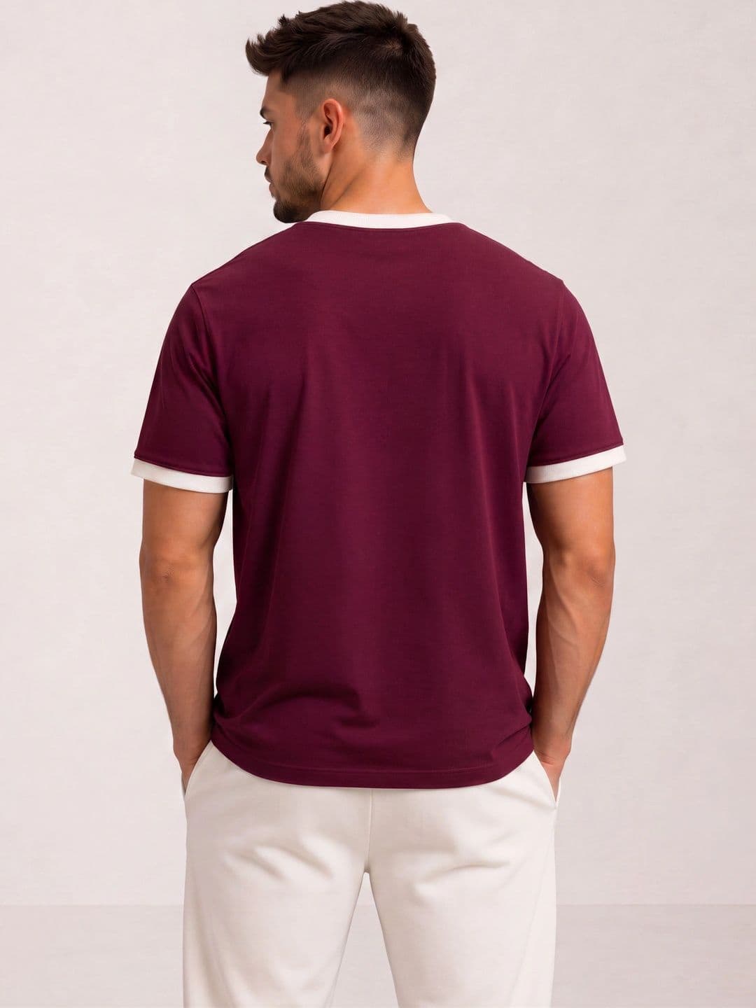 CROSS BENCH Men Typography Printed T-shirt thumbnail 5